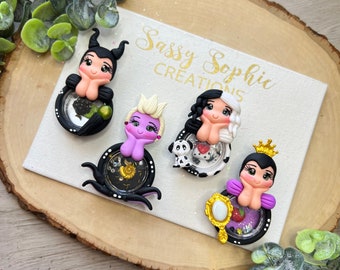 Villains Clay Shakers: Handmade Clay Centerpieces, Bow Supplies