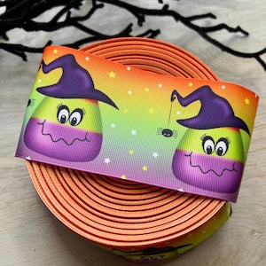 3&quot; Halloween gosgrain Ribbon, 3&quot; Grosgrain halloween Ribbon, 3 inch ribbon, halloween grosgrain ribbon, Hairbow Ribbons, ribbon