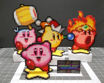 Kirby Super Star Ultra - Kirby and Copy Abilities Bead Sprites