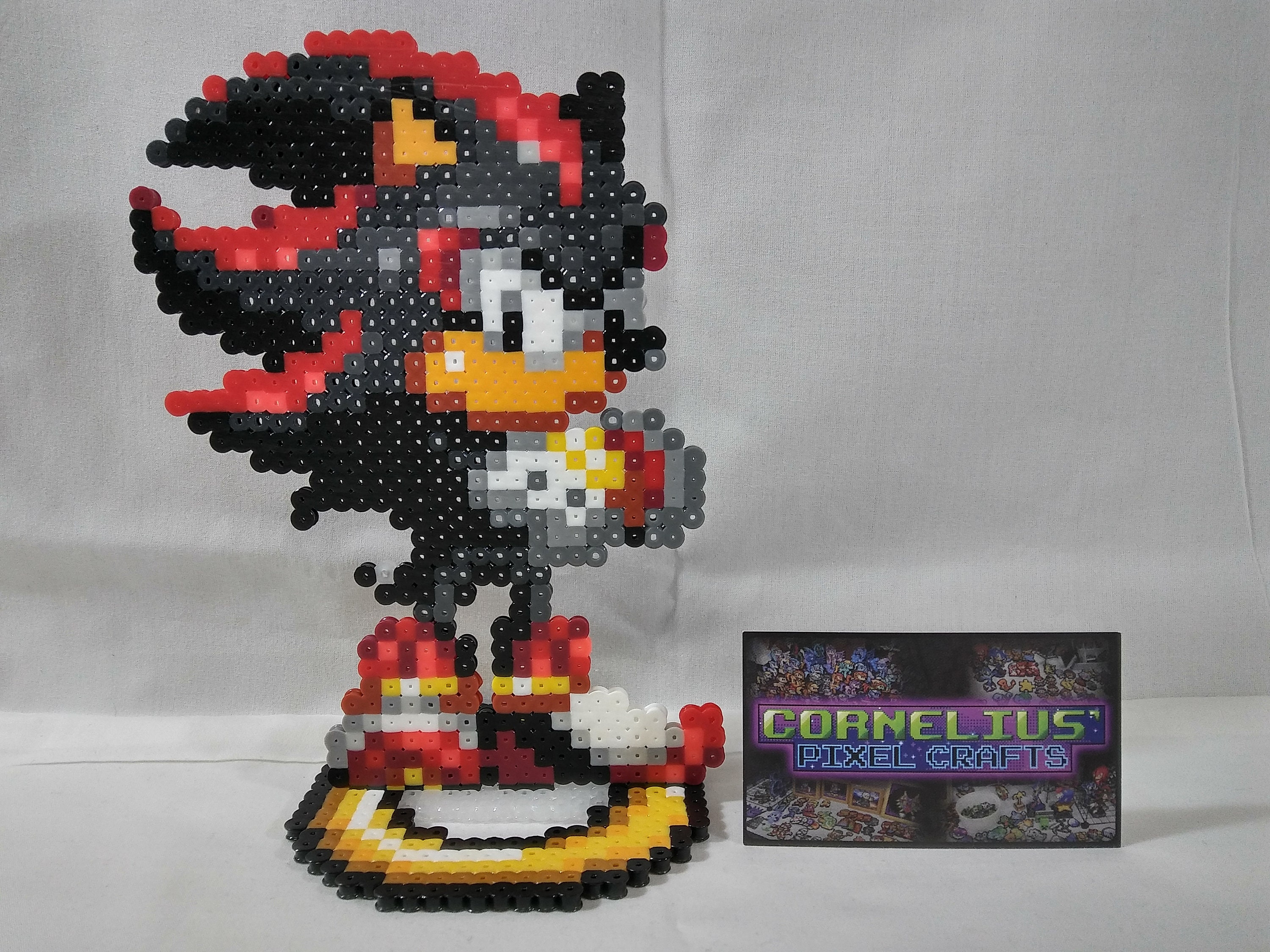 Sonic the Hedgehog Genesis-styled Modern Shadow Rouge and 