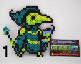 Shovel Knight - DLC Plague Knight Bead Sprite (with alt poses and colors)