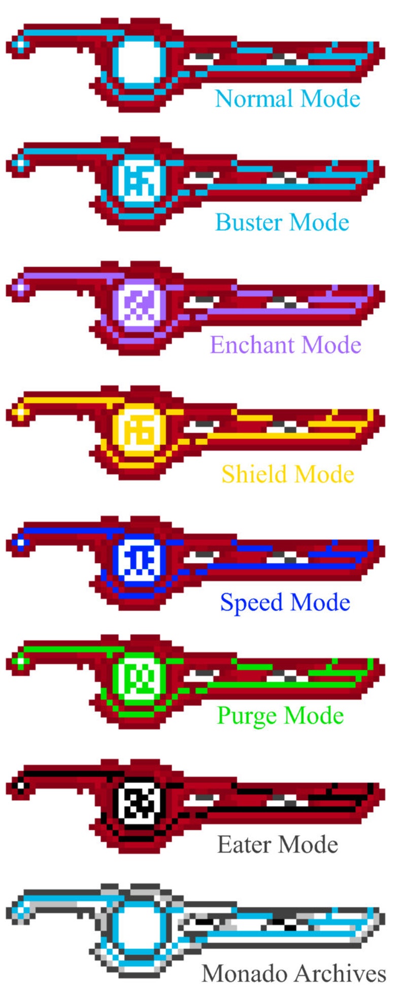 Xenoblade Chronicles Monado Bead Sprites with Optional Etsy