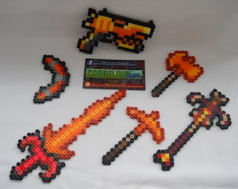 Terraria - Molten/Hellstone Items (keychains optional!)