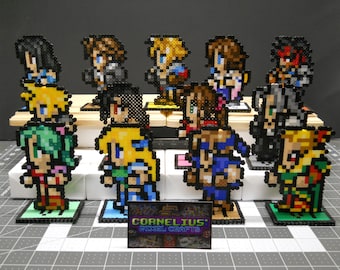 Final Fantasy RK - Final Fantasy 6, 7, 8, & 10 Assorted Cast (Record Keeper Styled) Bead Sprites