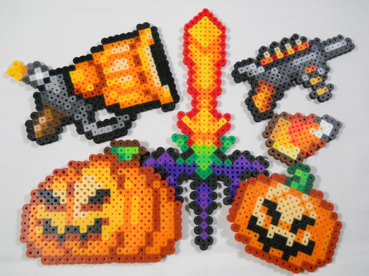 Terraria Halloweenthemed Items keychains optional Etsy
