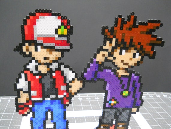 LEGO MOC Pokémon Red & Blue Trainer Game Boy Sprite by Neits89