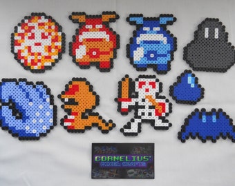 Zelda 1 - Underworld Enemy Sprites 1 (keychains and lanyards optional!)