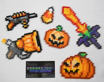 Terraria - Halloween-themed Items (keychains optional!)