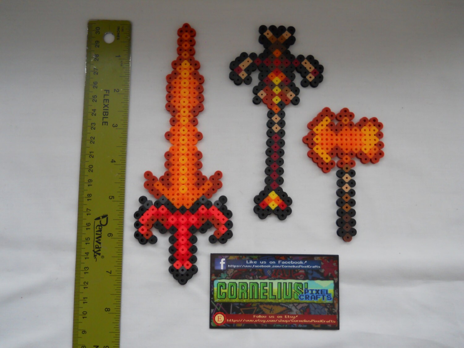 Terraria Molten/hellstone Items keychains Optional Etsy