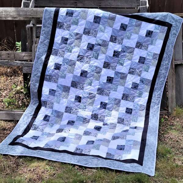 Four In A Row Twin Quilt Pattern