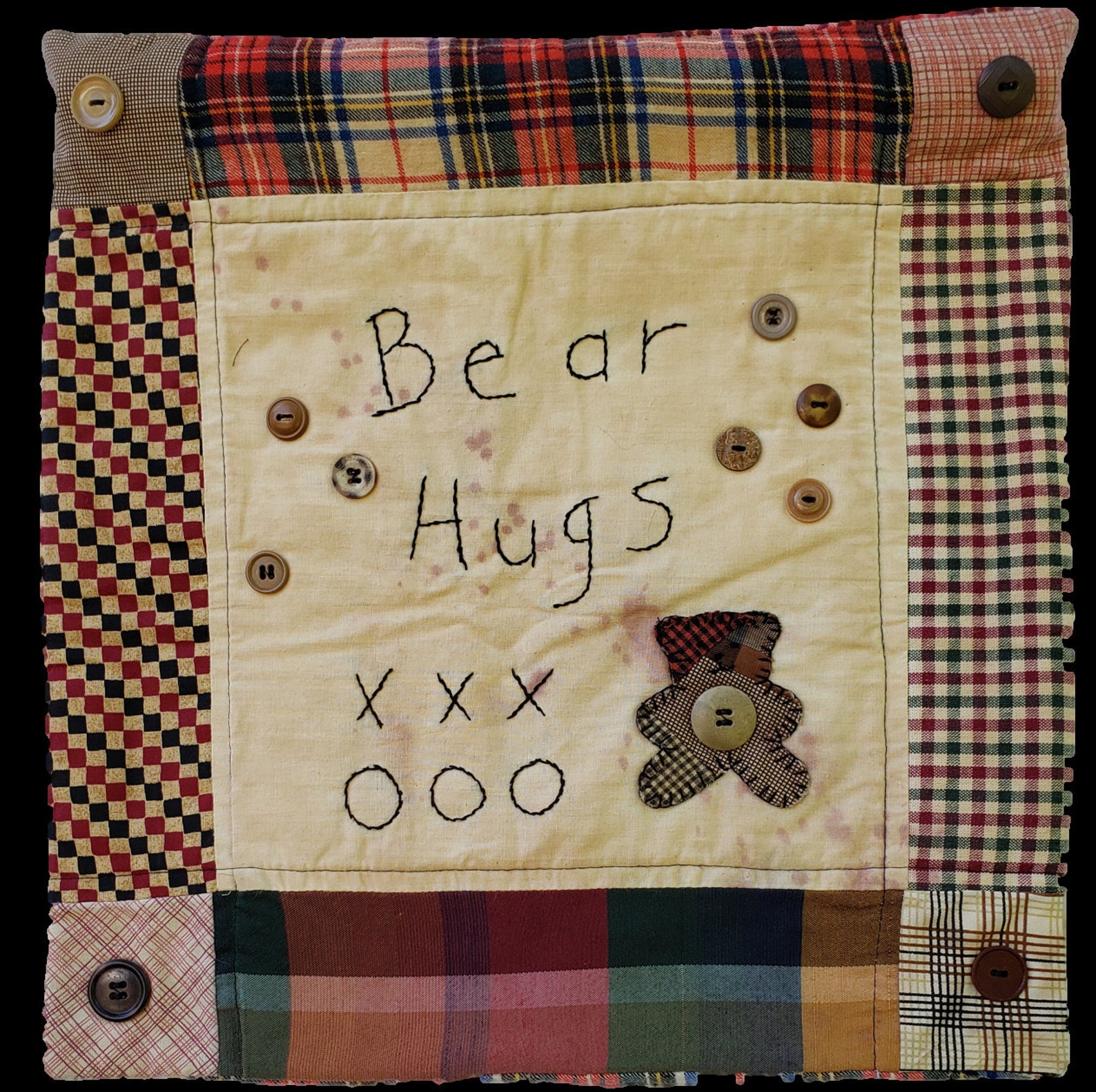 Bear Hugs Quilt Pattern Etsy