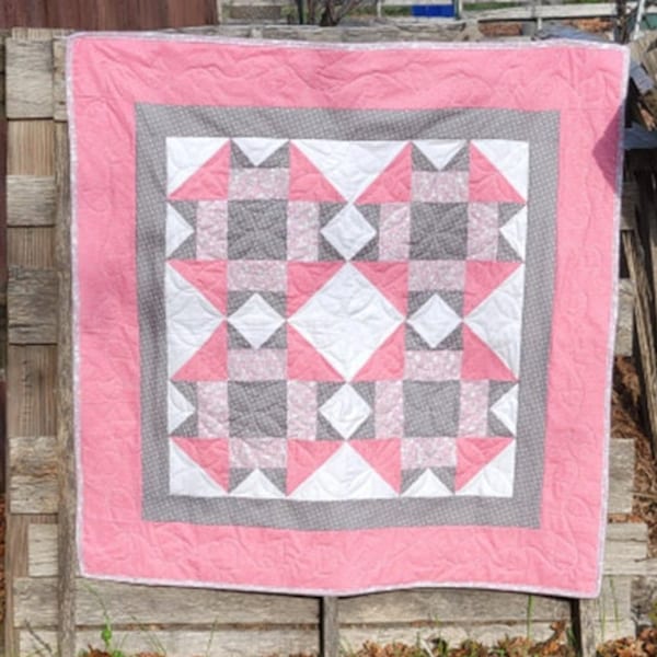 Folded Corners Quilt Pattern Etsy