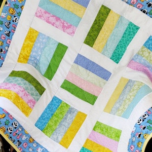 Strings Baby Quilt Pattern