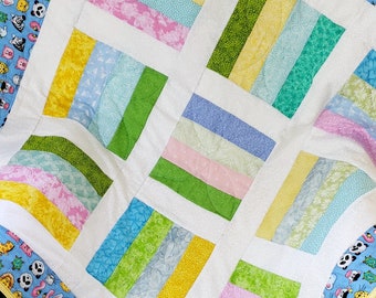 Strings Baby Quilt Pattern