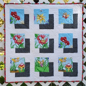 Shadow Box Baby Quilt pattern,