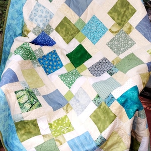 Lost Nine-Patch Lap Quilt Pattern