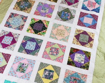 Box Of Flowers Twin Quilt Pattern