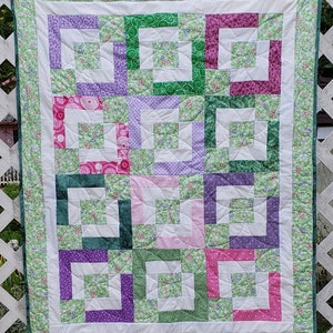 Garden Path Baby Quilt Pattern
