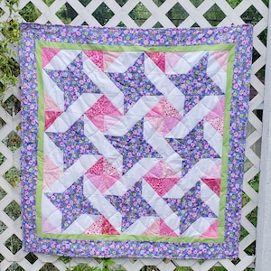 Wandering Star Baby Quilt Pattern afbeelding 3