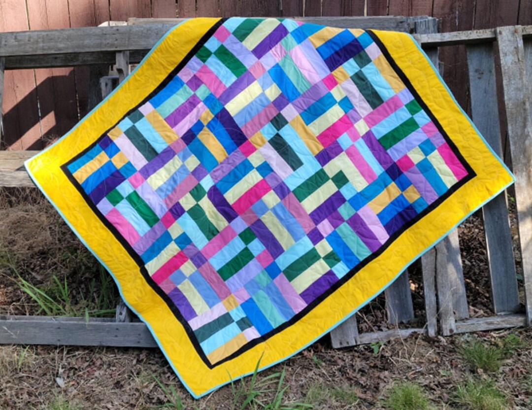 Box of Crayons Lap Quilt Pattern Etsy