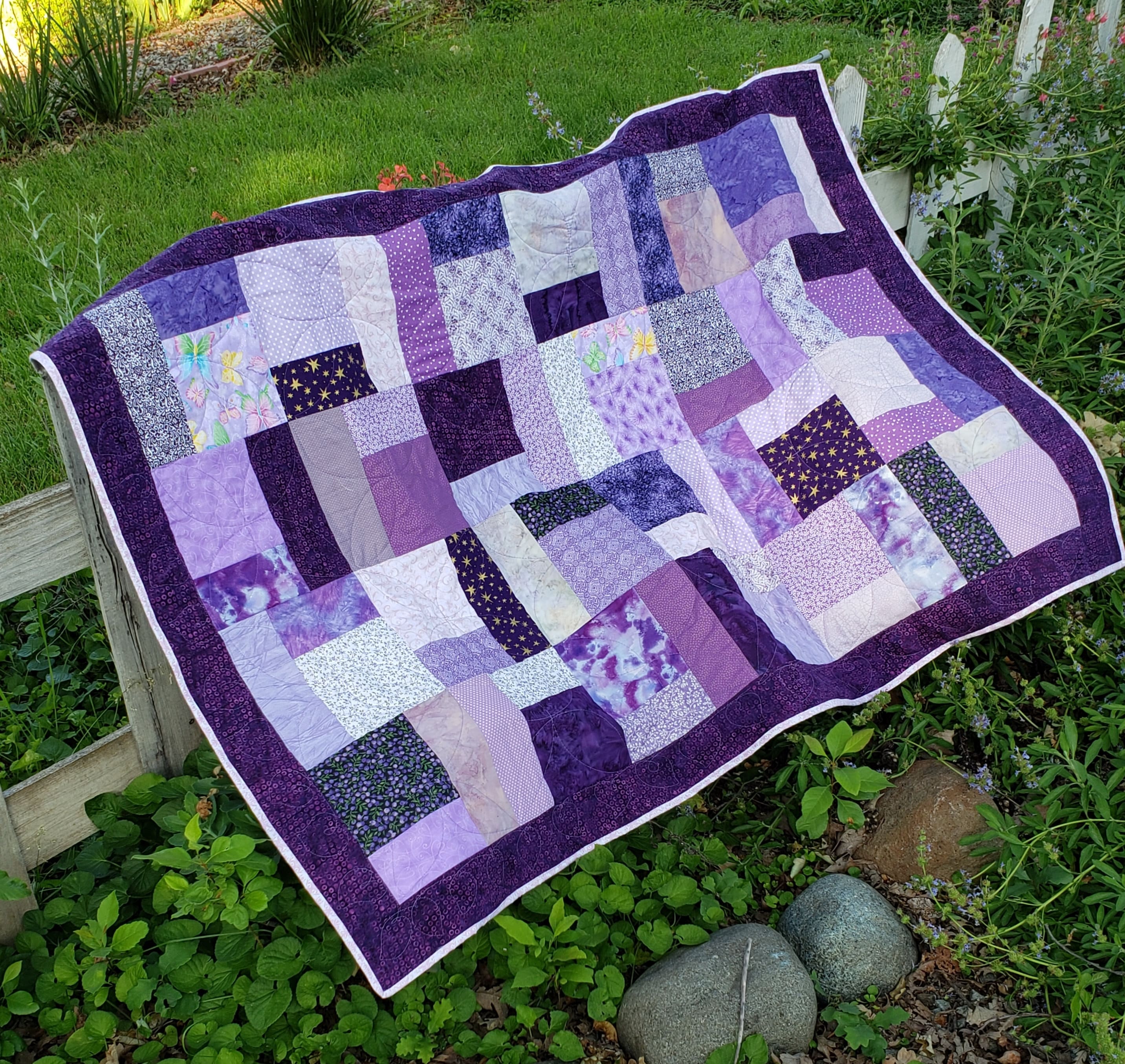 Square Dance Lap Quilt Pattern