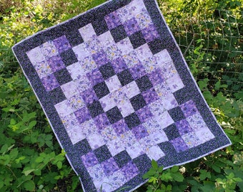 Trip Around the World Lap Quilt Pattern