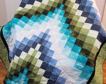 Beginner Bargello Lap Quilt Pattern