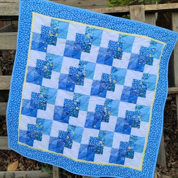 Four in a Row Baby Quilt Pattern