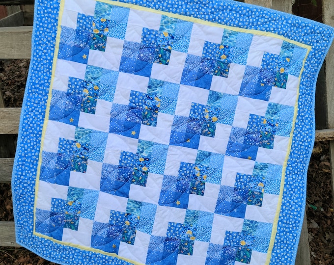 Easy 1234 Baby Quilt Pattern Instant Download Great for Beginners Etsy