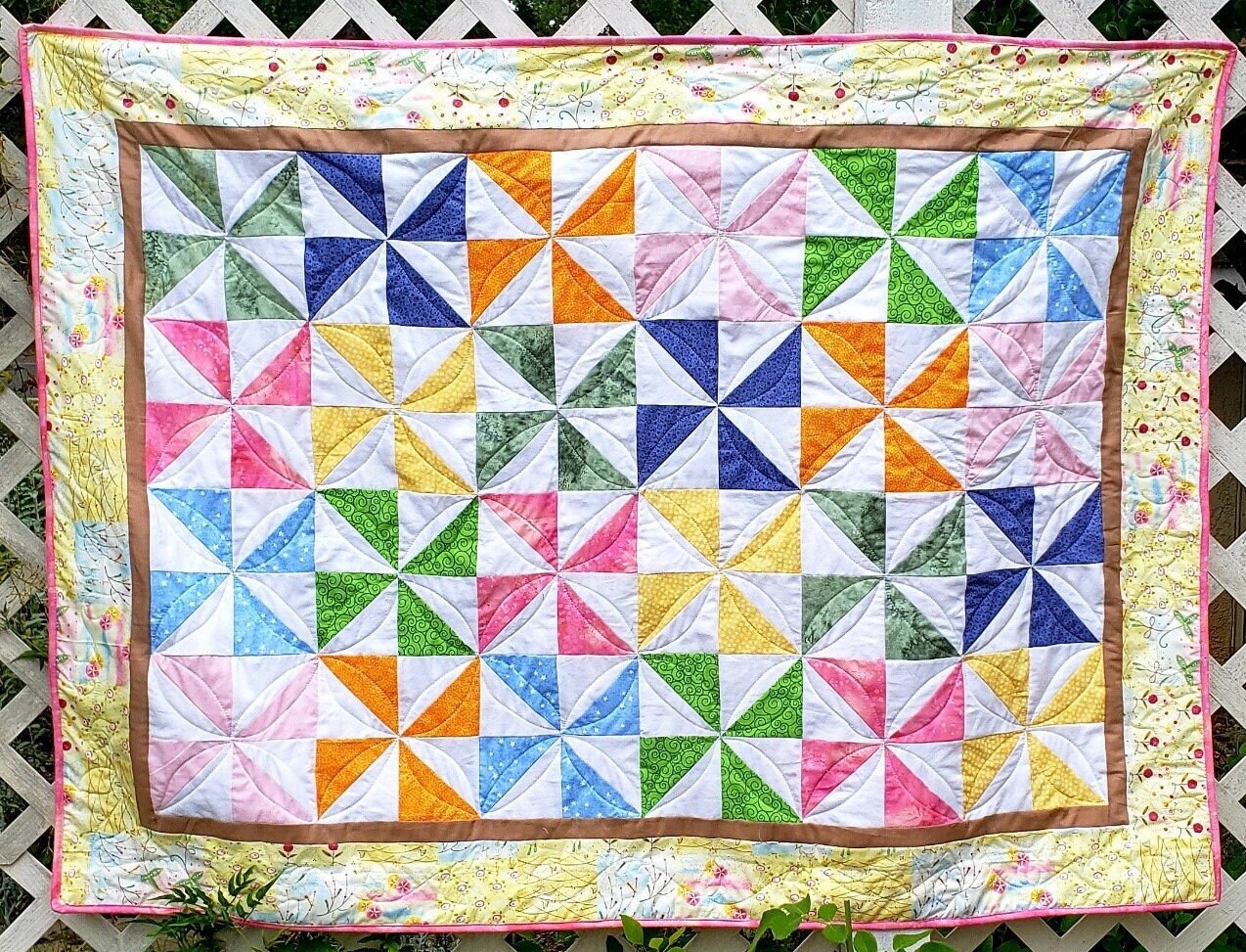 Pinwheel Lap Quilt Pattern - Etsy