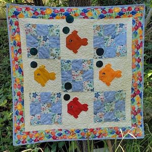 Gone Fishing Baby Quilt Pattern