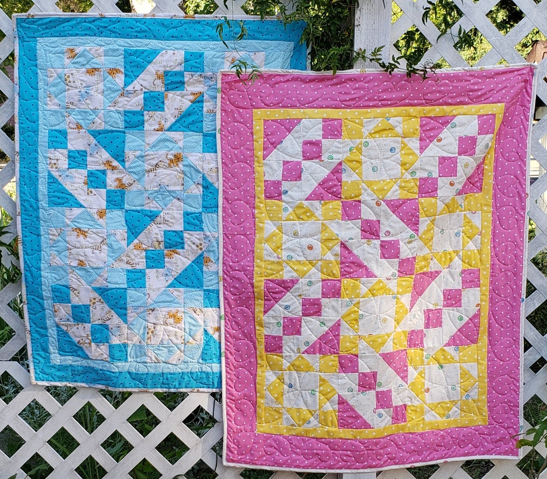 Over and Under Baby Quilt Pattern Etsy