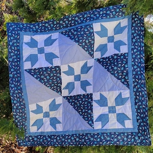 Goose Tracks Baby Quilt Pattern
