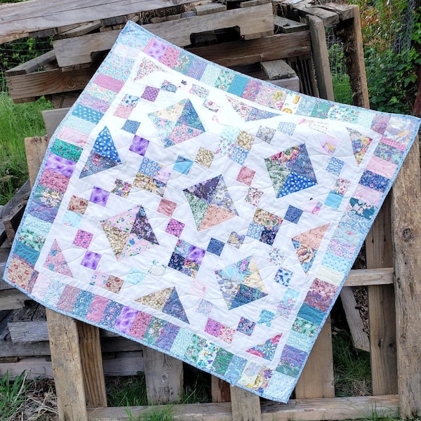 Jacob's Ladder Baby Quilt Pattern