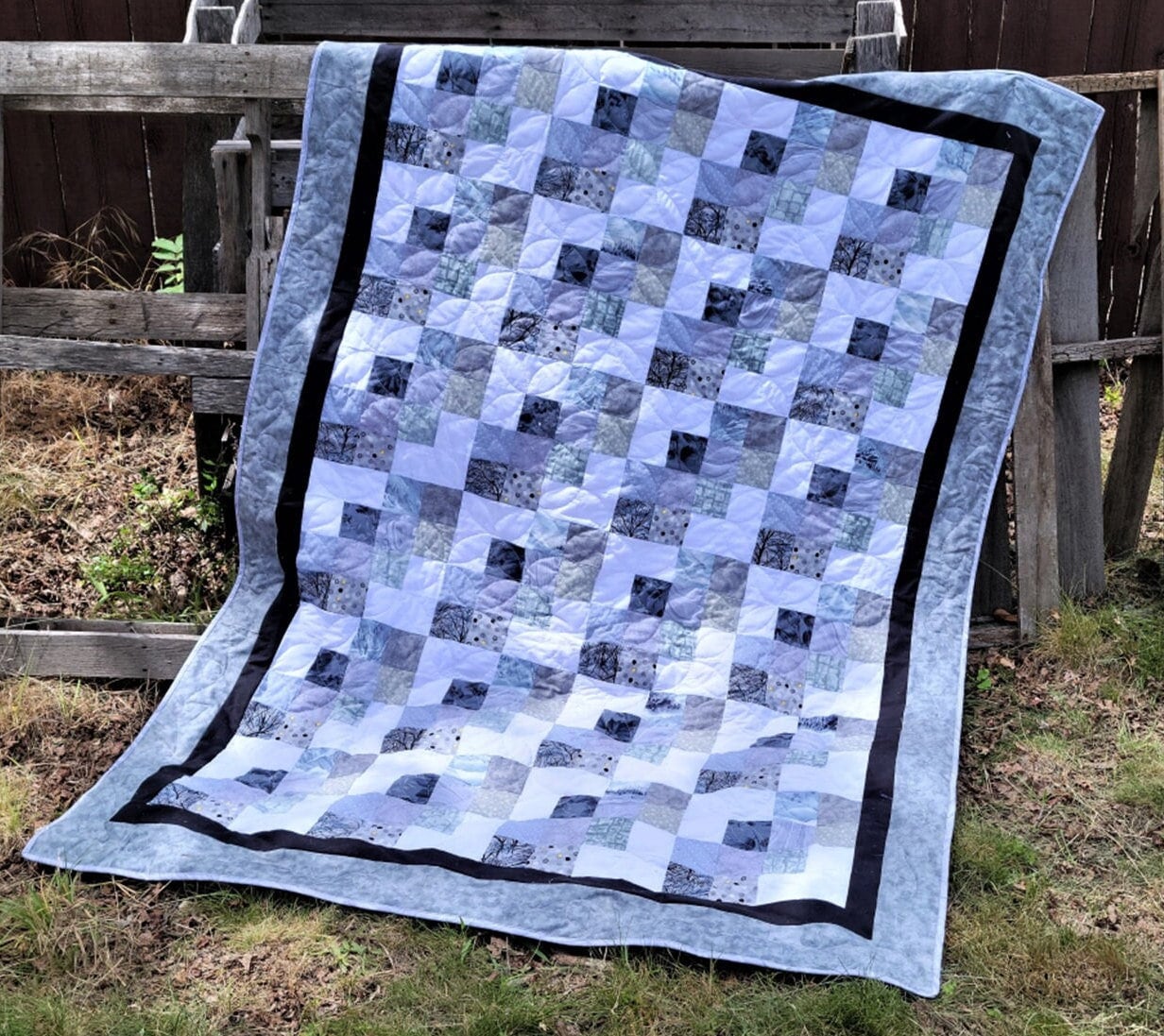 Easy four patch quilt - Etsy 日本