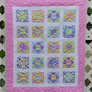 Box Of Flowers Baby Quilt Pattern