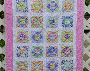 Box Of Flowers Baby Quilt Pattern