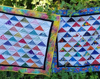 Peaks and Valleys Baby Quilt Pattern