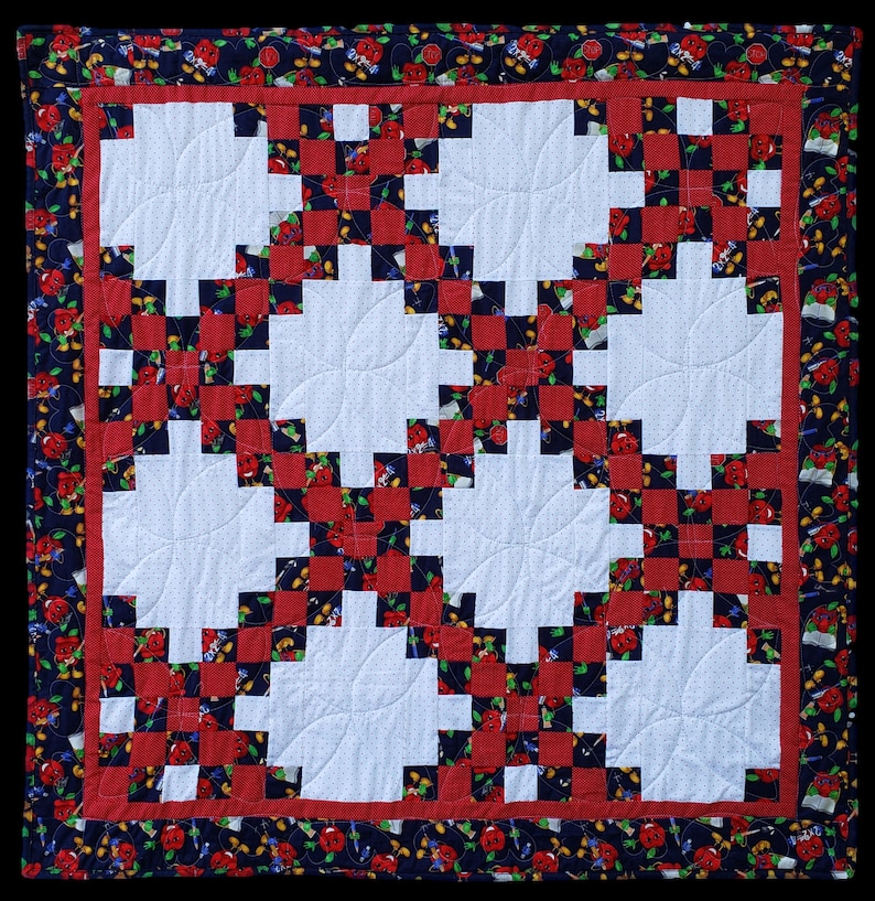 Double Irish Chain Baby Quilt Pattern Etsy