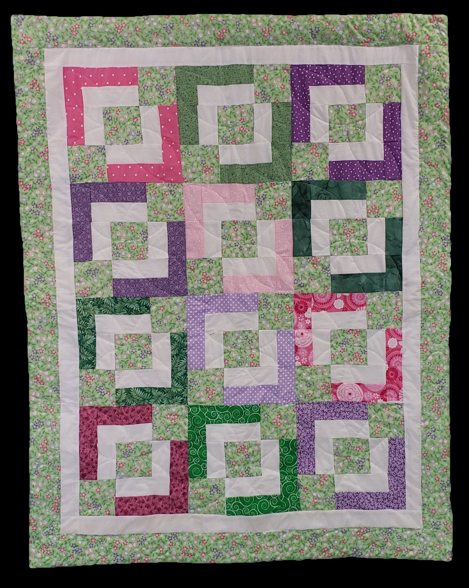 Garden Path Baby Quilt Pattern