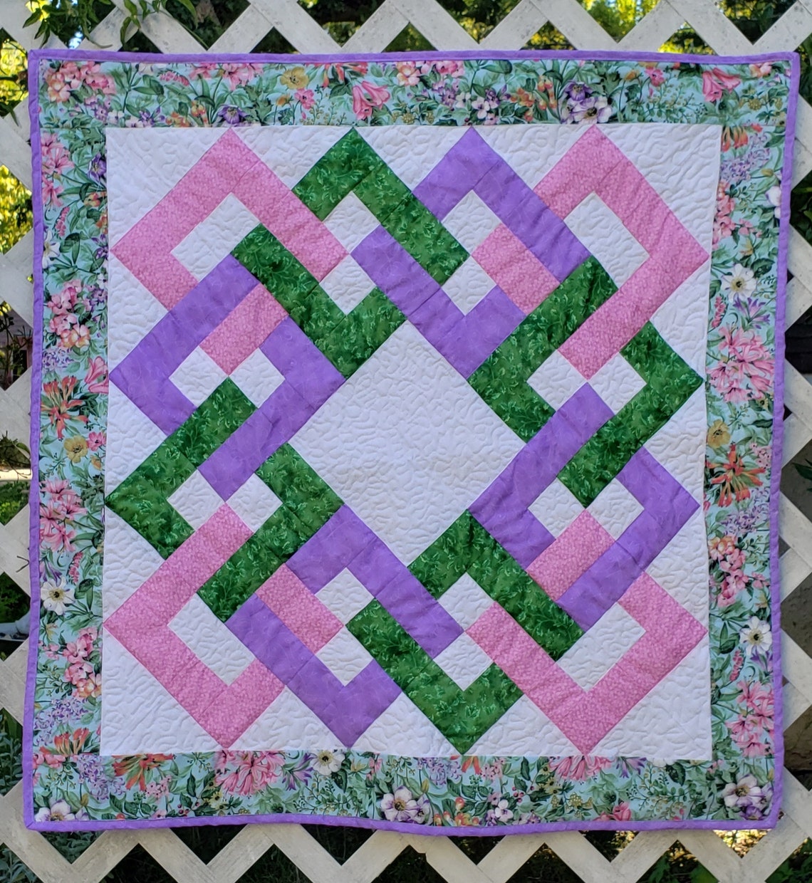 Chain Links Baby Quilt Pattern Etsy
