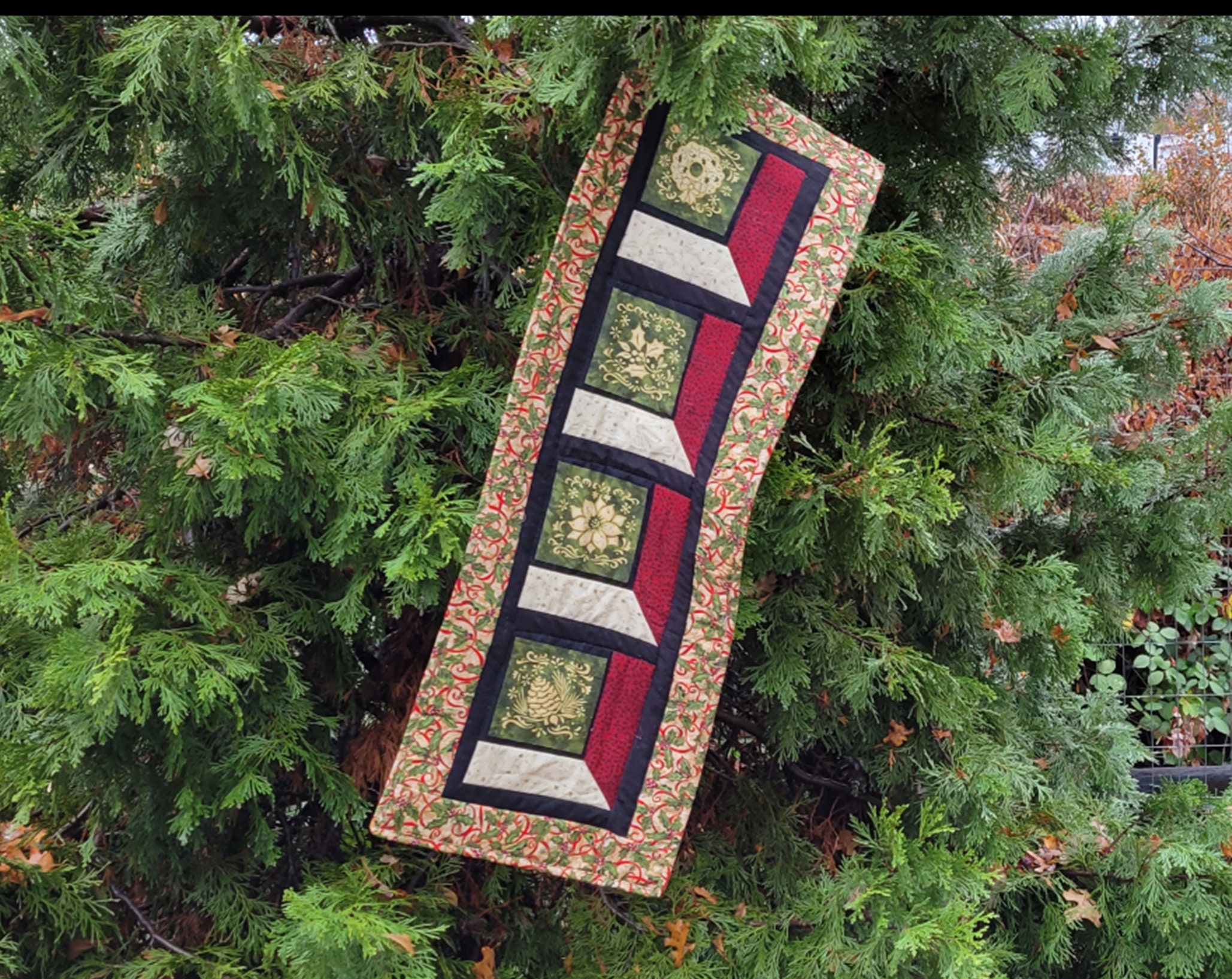 Random Windows Table Runner Pattern Attic Window Tablerunner Pattern - Etsy
