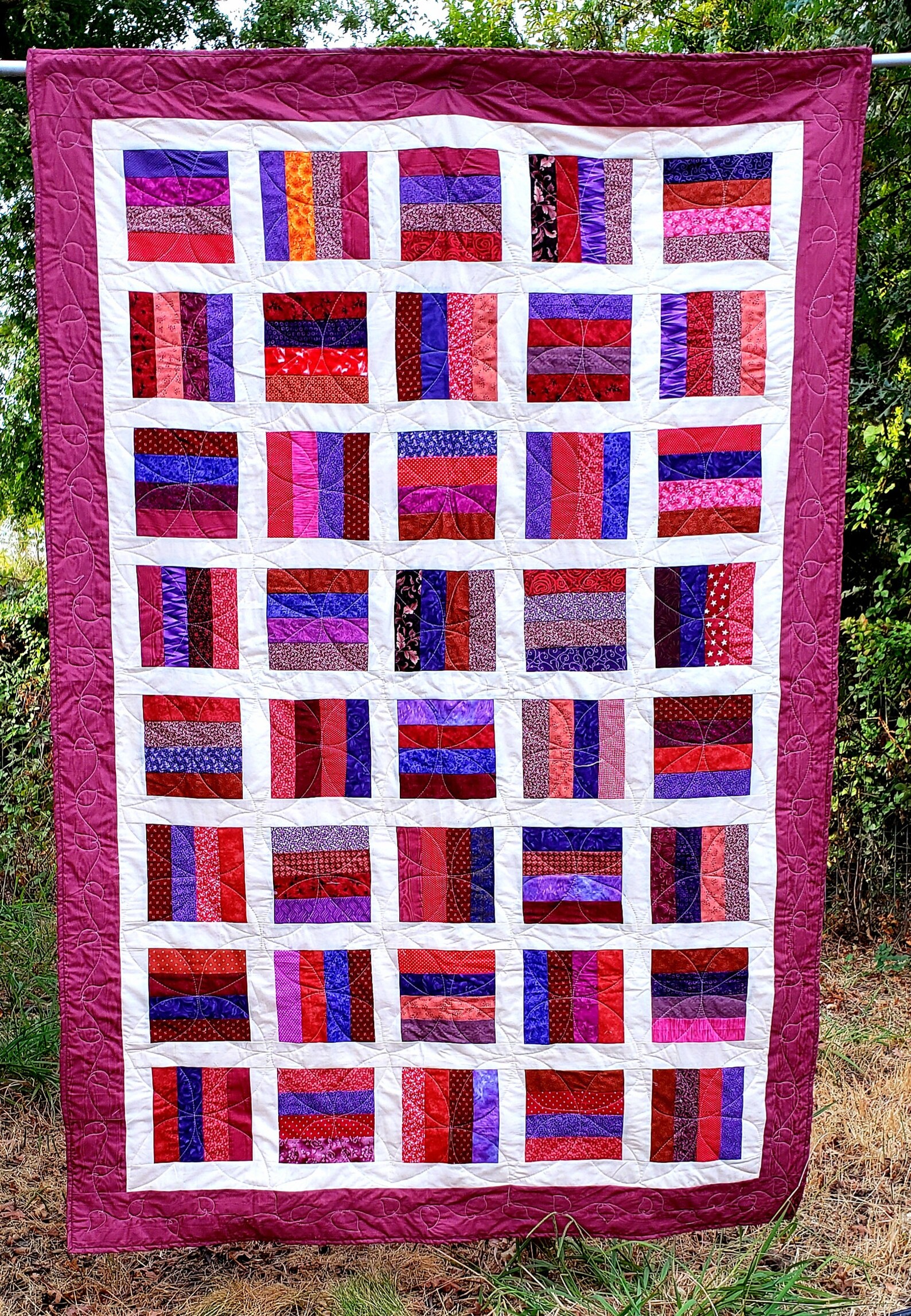 Strings Twin Quilt Pattern - Etsy