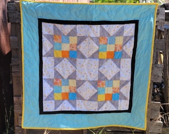 Nine-Patch Star Baby Quilt Pattern