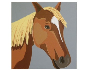 Horse Art Print Western decor wall art