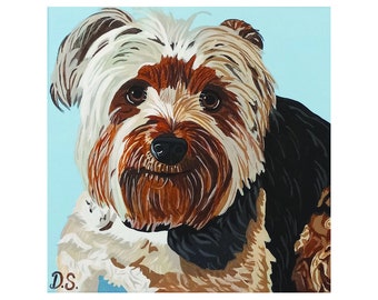 Yorkshire Terrier Yorkie Art print