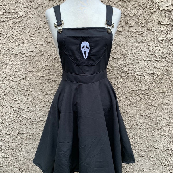 Robe salopette brodée Spookyface