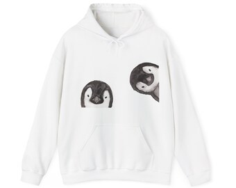 PENGUINS by Littlecatdraw Unisex Heavy Blend™ Hooded Sweatshirt