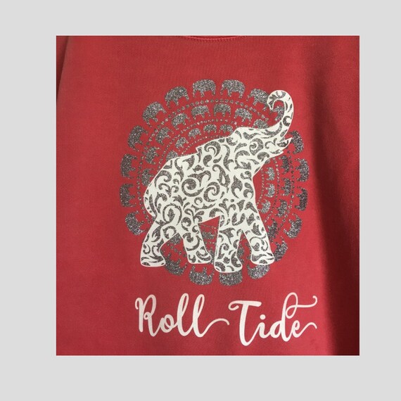 Alabama elephant on circle of elephants 2 layers SVG Studio Etsy