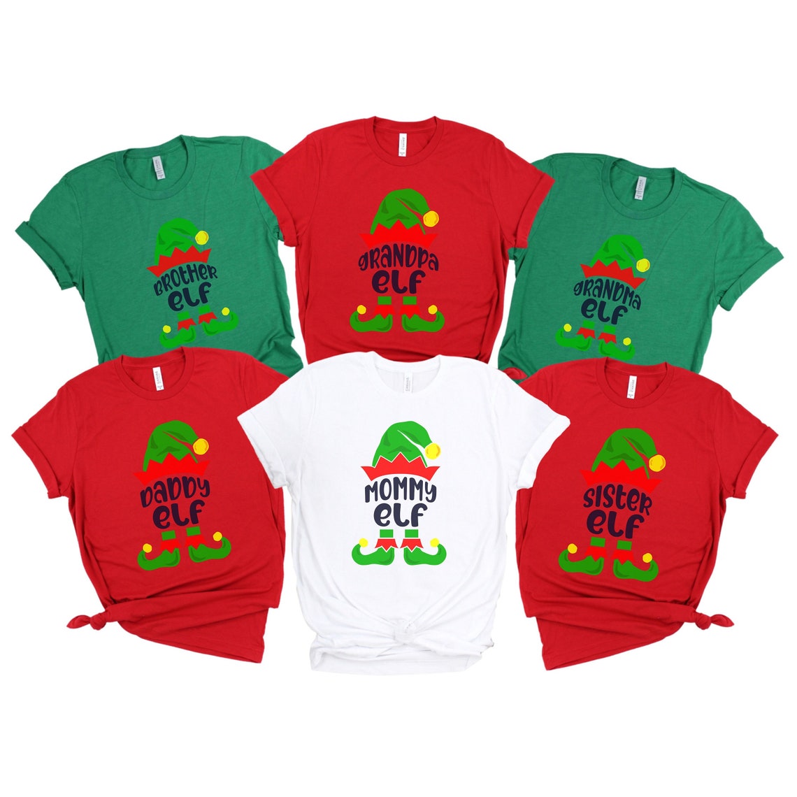 Family Group Elf Shirts for Christmas Custom Elf Christmas Etsy